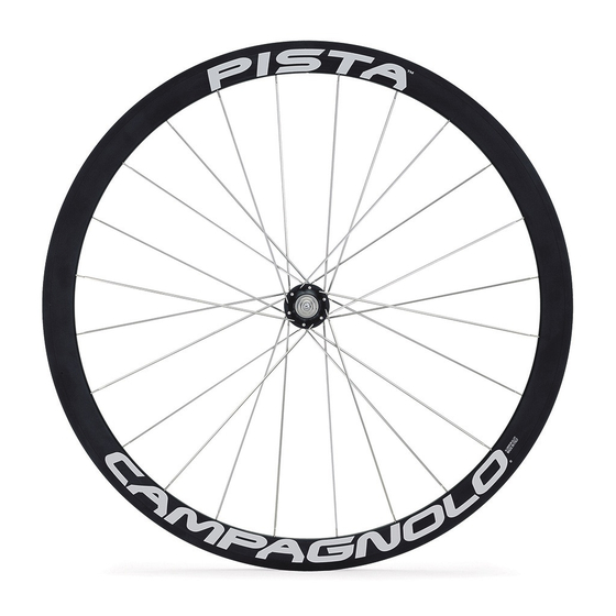 CAMPAGNOLO PISTA Bedienunganleitung