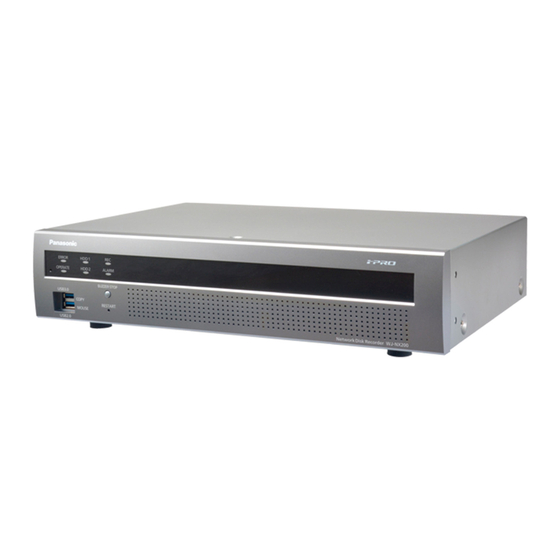 Panasonic WJ-NX200 Installationshandbuch