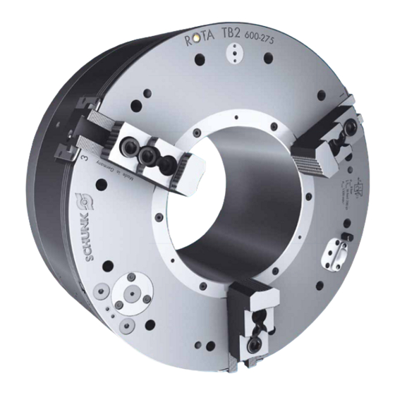 SCHUNK ROTA TB2 470-140 Betriebsanleitung