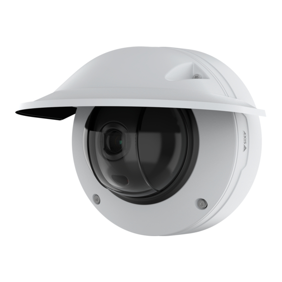 Axis Q3536-LVE Installationsanleitung