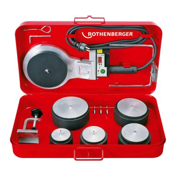 Rothenberger ROWELD P 125 Bedienungsanleitung