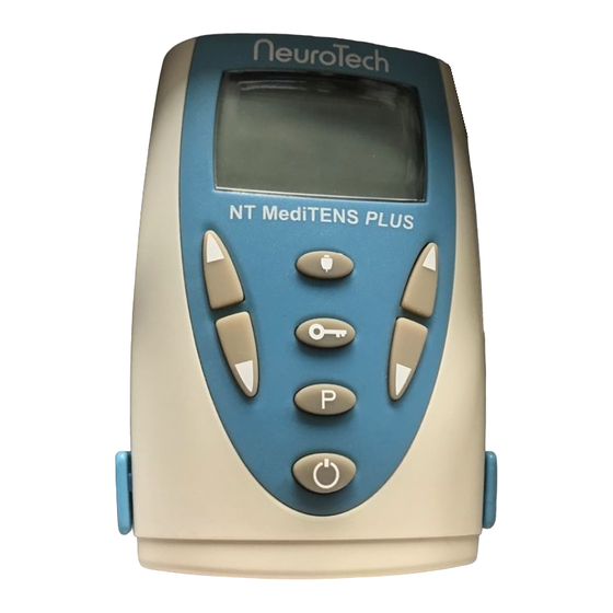 Neurotech MediTens plus Gebrauchsanweisung