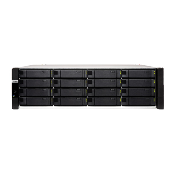QNAP ES1686dc serie Handbücher