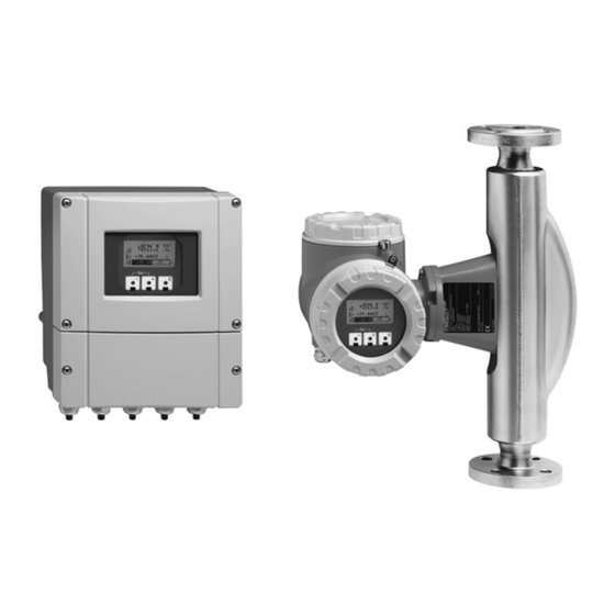 Endress+Hauser Proline Promass 80 F Technische Information