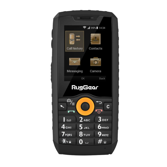 RugGear RG150 Kurzanleitung