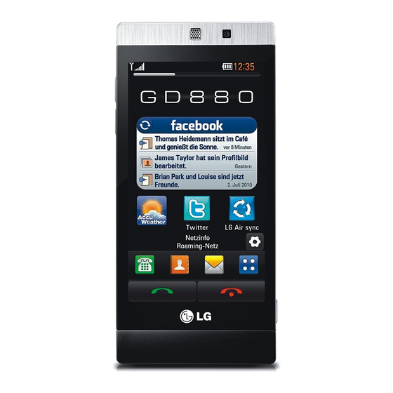 LG GD880 Benutzerhandbuch