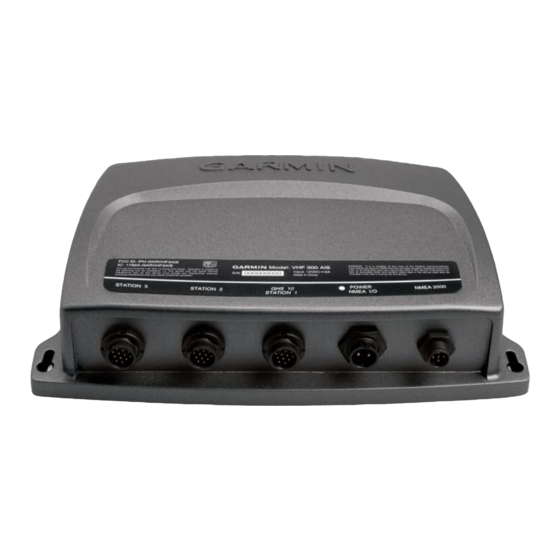 Garmin VHF 300i Benutzerhandbuch