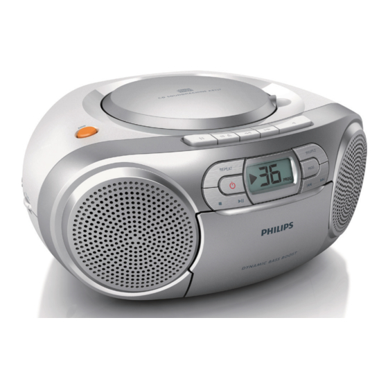 Philips AZ127/12 Schnellstartanleitung