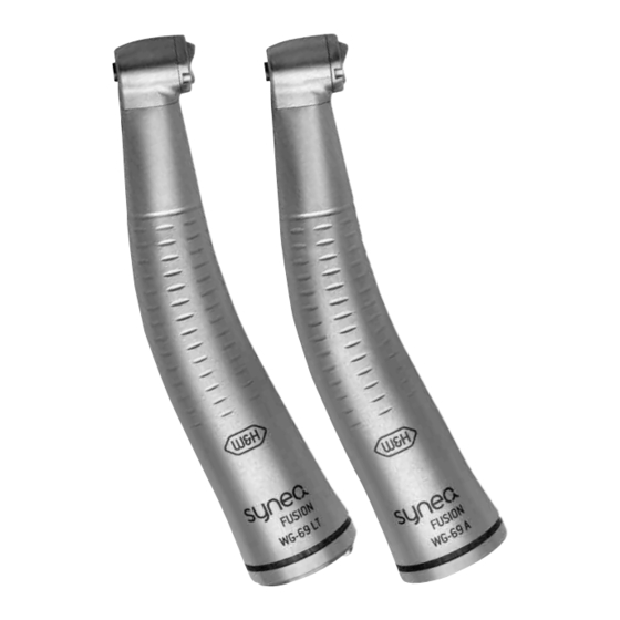 W&H synea FUSION WG-69 LT Gebrauchsanweisung