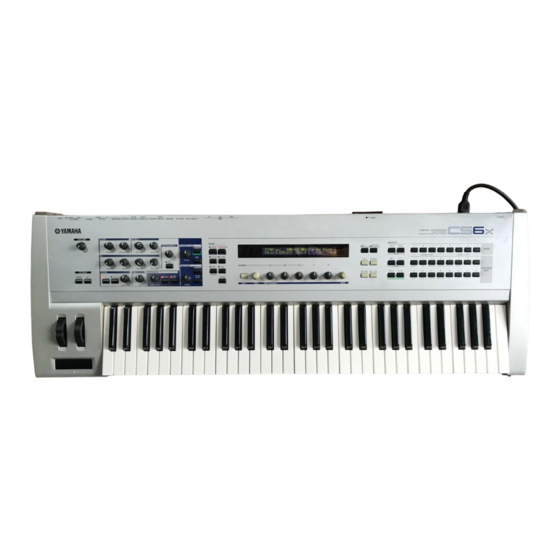 Yamaha CS6x Bedienungsanleitung