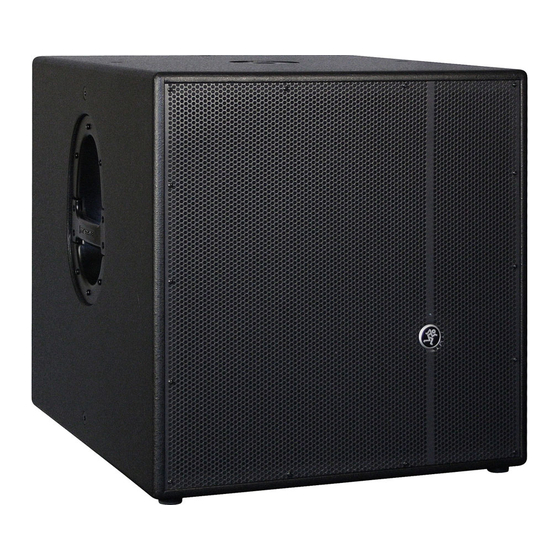 Mackie HD1501 Schnellstartanleitung