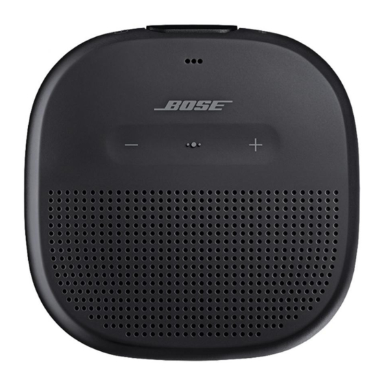 Bose SOUNDLINK MICRO Bedienungsanleitung