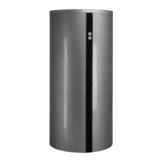 Viessmann Vitocell 333 Typ SVK Bedienungsanleitung Für Den Anlagenbetreiber