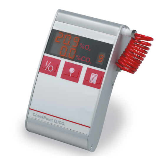 PBI Dansensor CheckPoint O2 Bedienungsanleitung