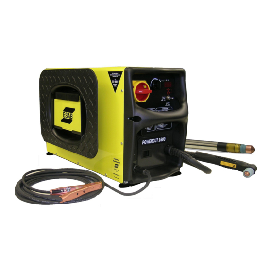 ESAB Powercut-1300 Bedienungsanleitung
