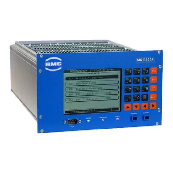 RMG MRG 2203 Bedienungsanleitung