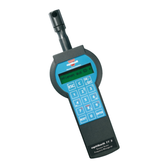 optibelt TT 3 Handbuch