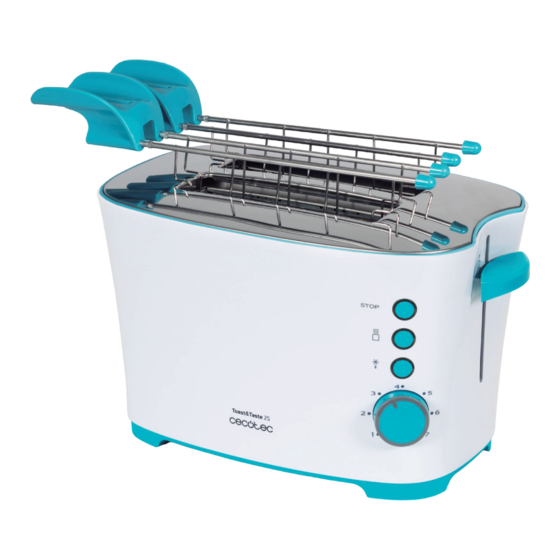 cecotec Toast&Taste 2S Bedienungsanleitung