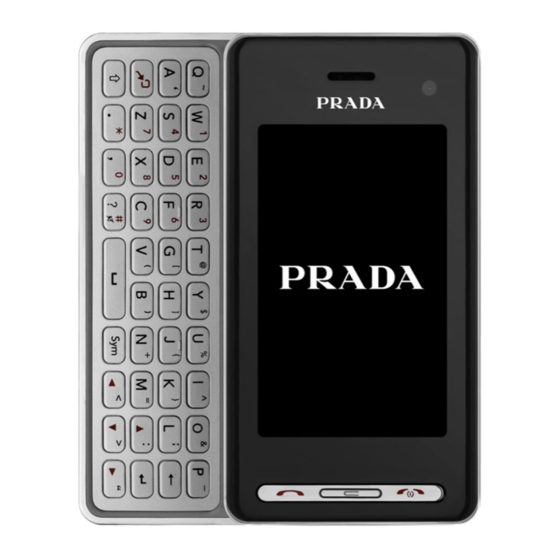 LG Prada KF900 Bedienungsanleitung