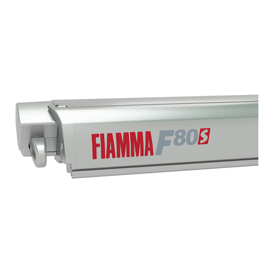 Fiamma PLUS F80s Montage- Und Gebrauchsanleitung