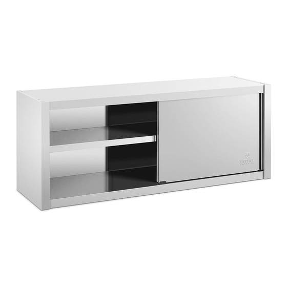 Royal Catering RCSSWC-150X45-S Bedienungsanleitung