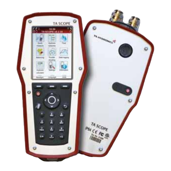 TA Hydronics Scope Handbuch