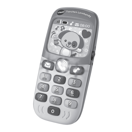 VTech Tierchen Lernhandy Bedienungsanleitung