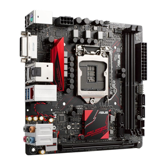 Asus B150I PRO GAMING Benutzerhandbuch