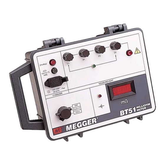 Megger BT51 Gebrauchsanleitung