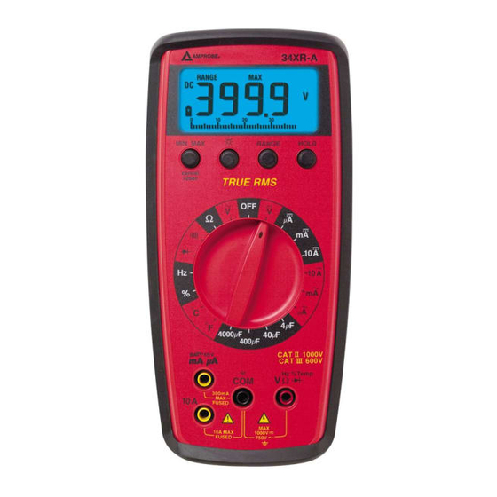 Amprobe 34XR-A Bedienungshandbuch