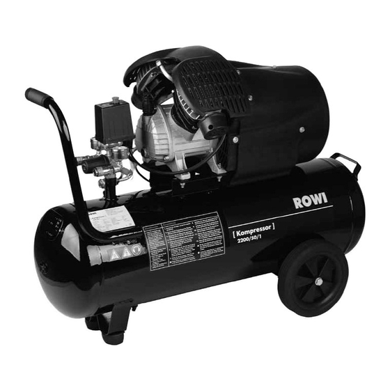 Rowi 2200/50/1 Originalbetriebsanleitung