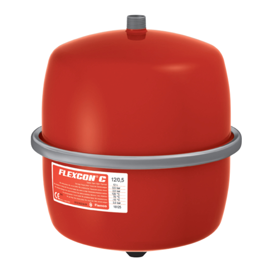 flamco Flexcon K Montage- Und Bedienungsanleitung