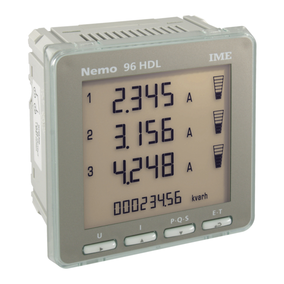 IME Nemo 96HDL Bedienungsanleitung
