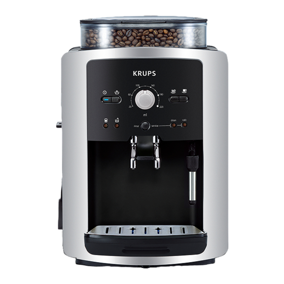 Krups Expresso Automatic EA80-Serie Bedienungsanleitung