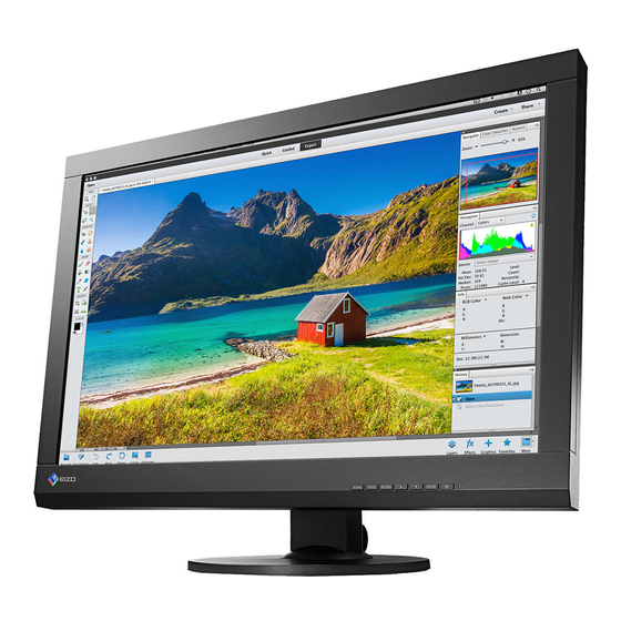 Eizo ColorEdge CS240 Installationsanleitung
