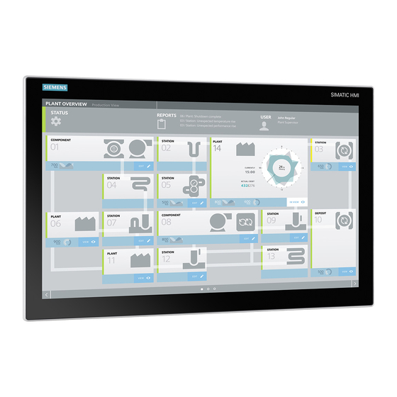 Siemens SIMATIC IPC477E PRO Betriebsanleitung