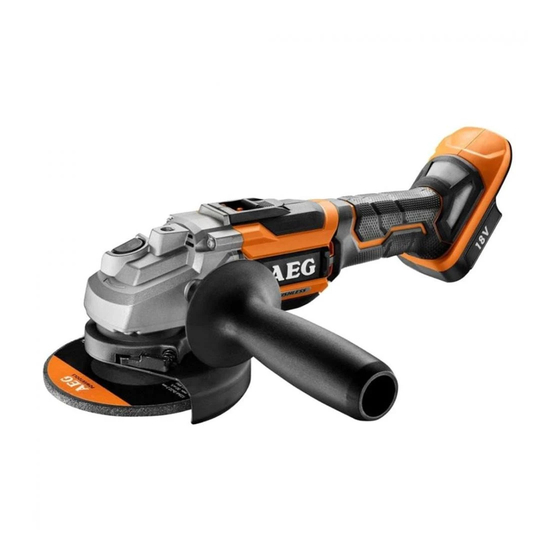 AEG BEWS18-115BL Originalbetriebsanleitung