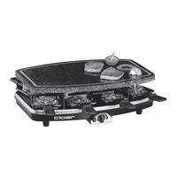 Cloer Raclettegrill 6430 Bedienungsanleitung