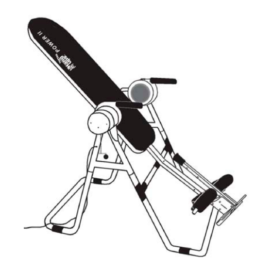 Teeter Hang Ups Power II Inversion Table Montageanweisungen