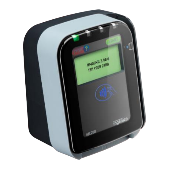 Ingenico group iSelf Flexible iUC280 Bedienungsanleitung Und Installation