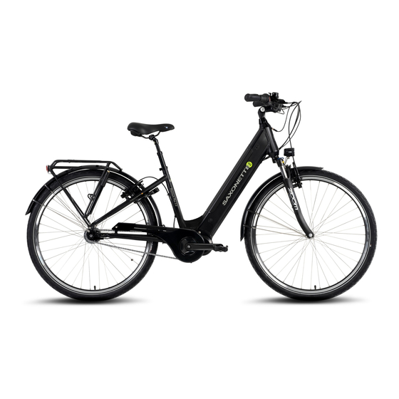 SFM SAXONETTE Premium Plus Betriebsanleitung
