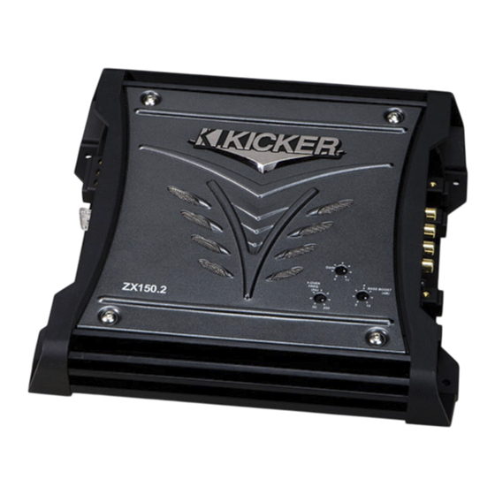 Kicker ZX150.2 Benutzerhandbuch