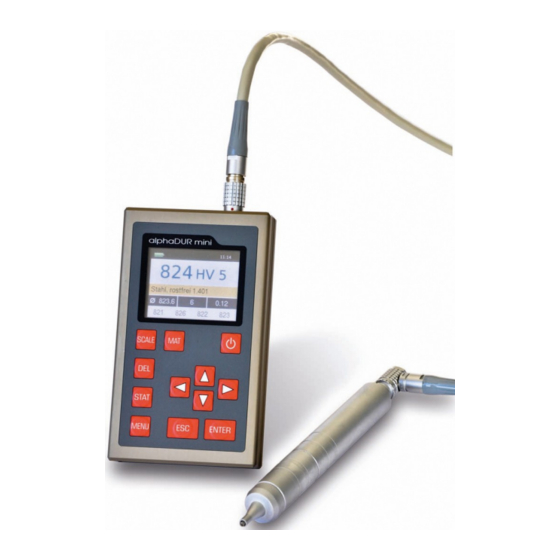 BAQ alphaDUR mini Handbuch