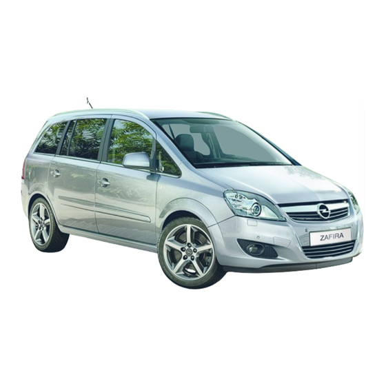 Opel Zafira 2014 Handbuch