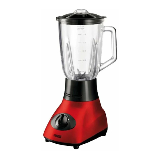 Princess Red Health Blender Limited Edition Handbücher