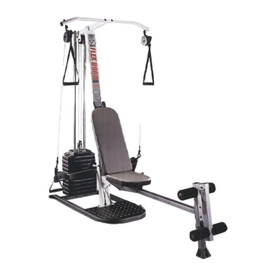 Weider WEEVSY09230 Bedienungsanleitung