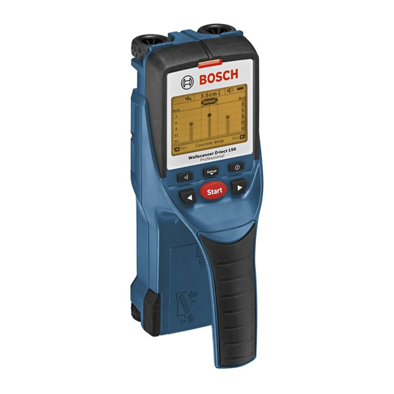 Bosch D-tect 150 Professional Originalbetriebsanleitung