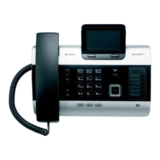 Swisscom ATON CLT 615 ISDN Bedienungsanleitung