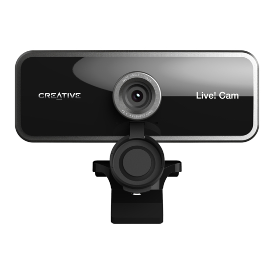 Creative Live! Cam Sync 1080p Kurzanleitung