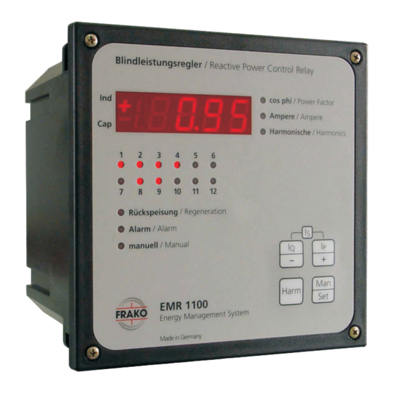 FRAKO EMR 1100 Betriebsanleitung